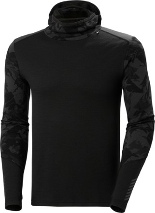 Helly Hansen LIFA Merino Midweight Balaclava Base Layer Hoodie - Men's 0