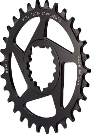 Wolf Tooth Components Direct Mount Chainring BB30 Short Spindle