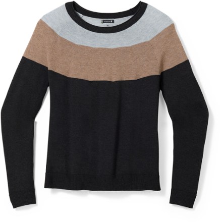 Smartwool Edgewood Colorblock Crew Sweater - Women's | REI Co-op