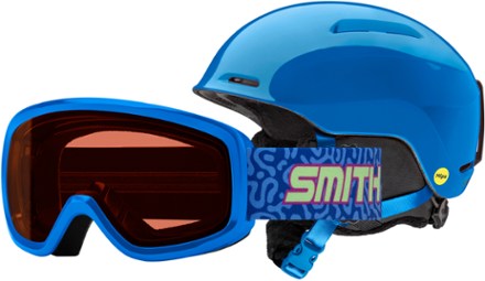 Kids helmet and goggles outlet