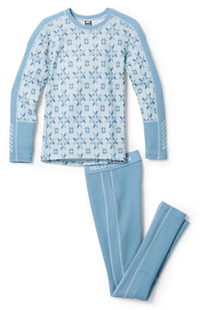 Helly Hansen Graphic Lifa Merino Base Layer Set - Kids' 0
