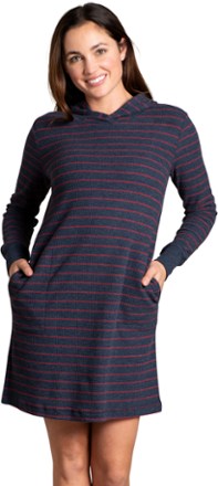 Toad&Co Foothill Hooded Long-Sleeve Dress 0
