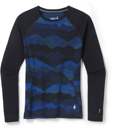 Smartwool Classic Thermal Merino Pattern Crew Base Layer Top - Women's 0