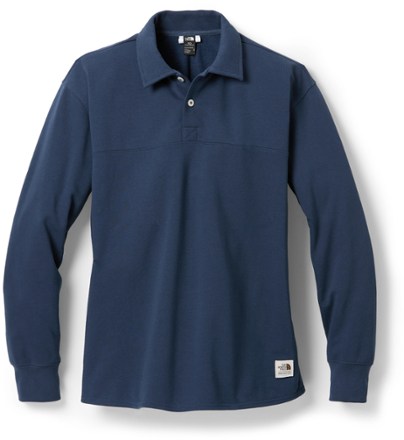 THE NORTH FACE Colourblock Rugby Polo Shirt - TNF Blue