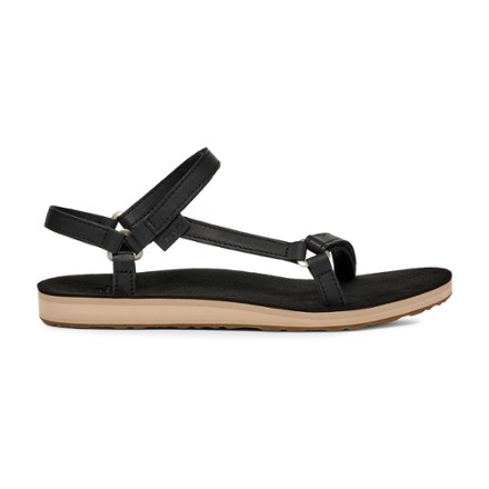 Teva sandale de piele Original Universal Slim Lea femei, culoarea maro, 1151031
