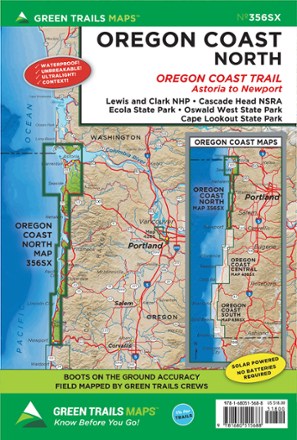 Green Trails Map 356SX Oregon Coast North REI Co-op