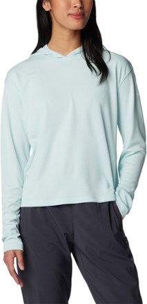 Columbia Women's PFG Cropped Solar Stream Hoodie