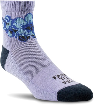 Farm to Feet Raeford Light Cushion 1/4 Crew Socks 0