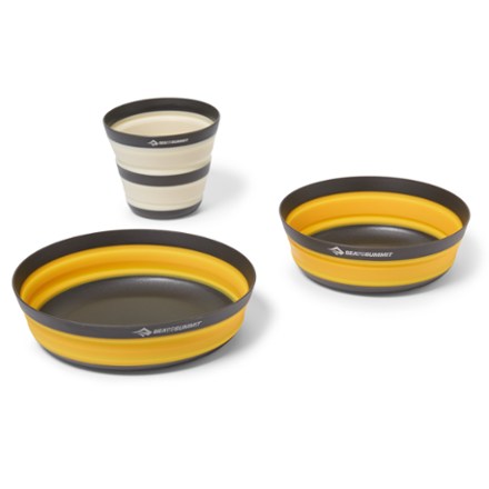 Sea to Summit Frontier Ultralight Collapsible 3-Piece Dinnerware Set | REI Co-op