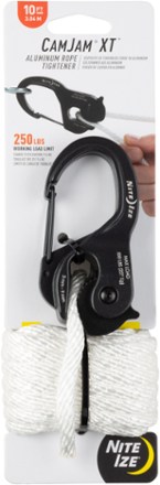 Nite Ize CamJam XT Aluminum Rope Tightener with Rope