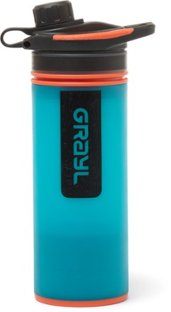 LifeStraw Go Series – Double Wall BPA-Free Vacuum Insulated 18 oz Stainless Steel Water Filter Bottle for Travel and Everyday Use; Provence Purple