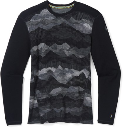 Smartwool Classic Thermal Merino Pattern Crew Base Layer Top - Men's 0