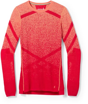 Smartwool Intraknit Thermal Merino Pattern Crew Base Layer Top - Women's 0