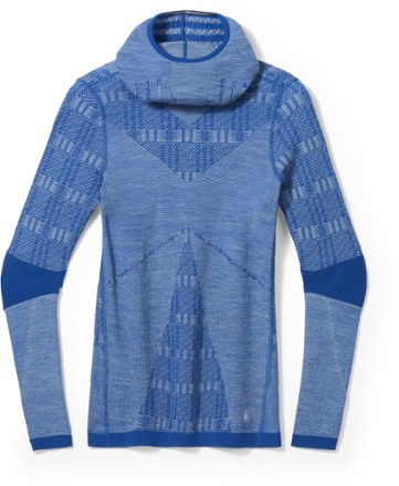 Smartwool Intraknit Thermal Max Merino Pattern Base Layer Hoodie - Women's 0