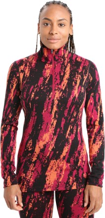 Icebreaker Merino 250 Vertex Long-Sleeve Half-Zip Thermal Top Sedimentary - Women's 0