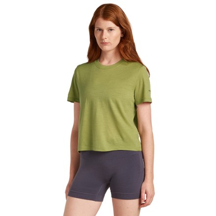 Icebreaker Merino 150 Tech Lite III Crop T-Shirt - Women's 0