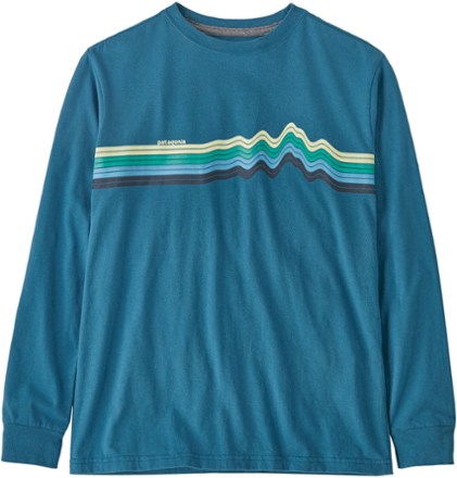Patagonia Regenerative Organic Certified Cotton Graphic Long-Sleeve T-Shirt - Kids' 0