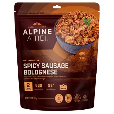 AlpineAire Foods Spicy Sausage Bolognese - 2 Servings