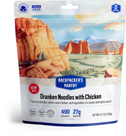 Backpacker's Pantry Drunken Noodles With Chicken - 2 Servings
