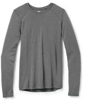 REI Co-op Merino Midweight Base Layer Crew Top - Kids' 0