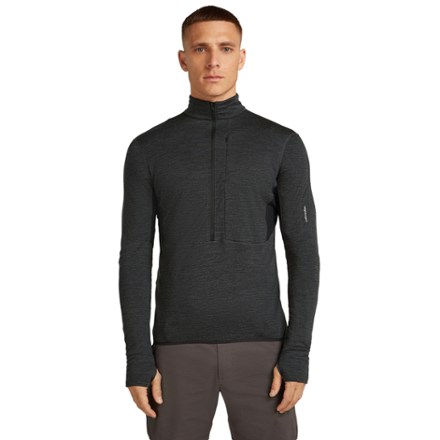 Icebreaker Merino Blend 200 RealFleece Descender Long-Sleeve Half-Zip Jacket - Men's 0