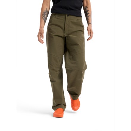 WOMEN'S CLARKIA COTTON WIDE LEG PANT BLACK | Bodega