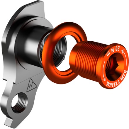 Wheels Manufacturing Universal Derailleur Hanger 487-3 for SRAM UDH Trek ABP MTB Frames - Orange