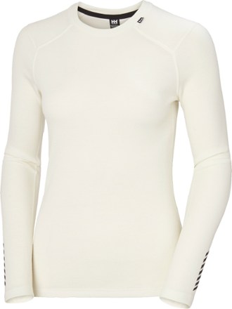 Lifa Stay Warm Technology Helly Hansen Women's Lifa Merino Midweight Crew - Base Layer For Cold Weather Merino Wool Base Layer Women