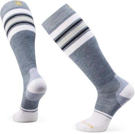 Smartwool Snowboard Targeted Cushion Stripe Extra Stretch Over-The-Calf Socks