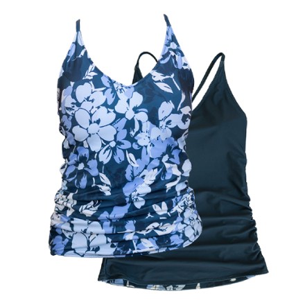 Nani Swimwear Women's Luna Reversible V-Neck Tankini Swimsuit Top