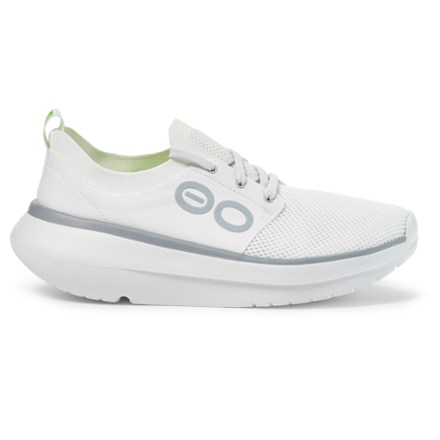 ◆OOFOS◆ 5082 OOMG EEZEE TAUPEWHITE M OOMG EEZEE TAUPEWHITE OOFOS Women's OOmg EeZee Low Shoe WHTCHECK White/Checker