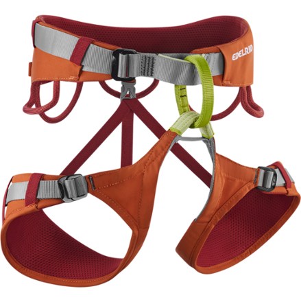 Baudrier D'escalade Petzl Adjama Taille M - Rouge Foncé, Réglable, Confortable, Avec Boucles De Rangement - 10