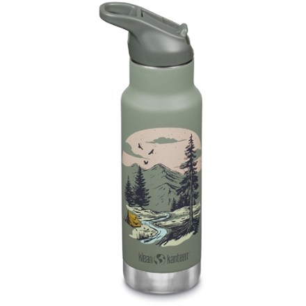Klean Kanteen Kids' Insulated Water Bottle with Flip Seal Sport Cap - 12. fl. oz.