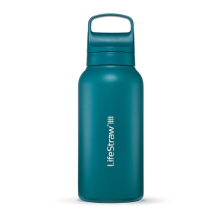 LifeStraw Go Series Insulated Stainless-Steel Water Filter Bottle - 34 fl. oz. 0