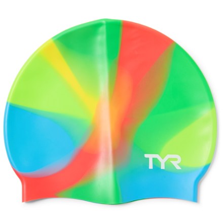 TYR Tie-Dye Youth Silicone Swim Cap