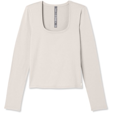 knee length dresses for ladies Vuori Long Sleeve Halo Crew main image 0