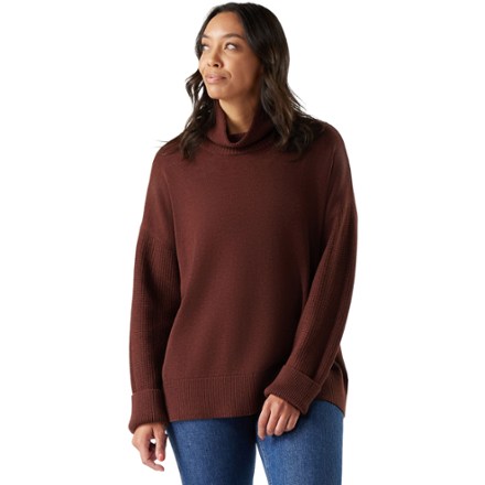 Smartwool Edgewood Cowl Neck Sweater - Women's 0