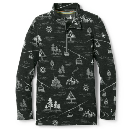 Smartwool Classic Thermal Merino Base Layer Quarter-Zip Top - Kids' 0