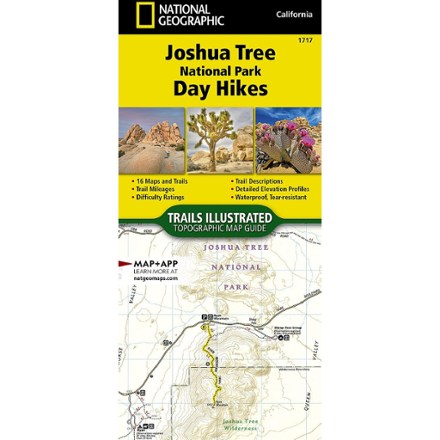 National Geographic Joshua Tree National Park Day Hikes Topographic Map ...