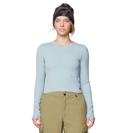 売れ筋商品|||マウンテンハードウェア カットソー トップス レディース Seek Long-Sleeve Shirt - Women's Asiatic Blue Mountain Hardwear Mighty Stripe Long-Sleeve Shirt - Women's