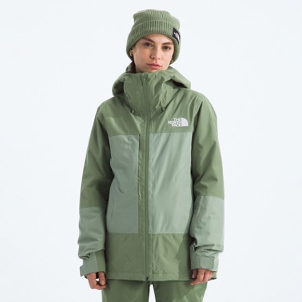 ThermoBall Snow Triclimate 3-in-1 Jacket- Women's - Bark Mist/Slate Moss - XS