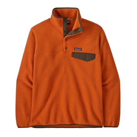 トップス patagonia SYNCHILLA Orange M Patagonia Lightweight Synchilla Snap-T Fleece Pullover - Men's