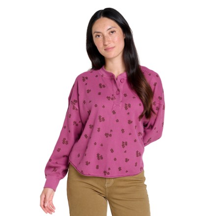 Toad&Co Women's McCloud Long-Sleeve Henley Shirt