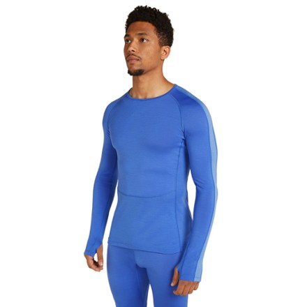 Icebreaker 200 ZoneKnit Long-Sleeve Crewe Base Layer Thermal Top - Men's 0