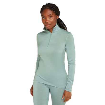 Icebreaker Women's Merino 200 Oasis Long-Sleeve Half-Zip Thermal Base Layer Top