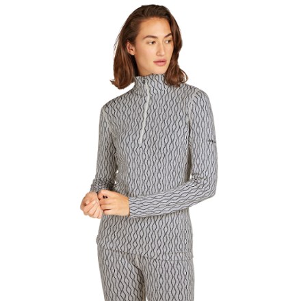 Icebreaker Women's Merino 260 Vertex Long-Sleeve Crewe Thermal Base Layer Top