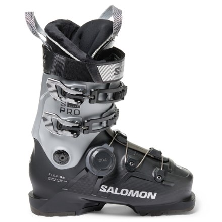スキー S/PRO SUPRA BOA 105 Gray Aurora 24/24.5 Salomon S/Pro Supra BOA 105 GW Ski Boots - Women's - 24/25