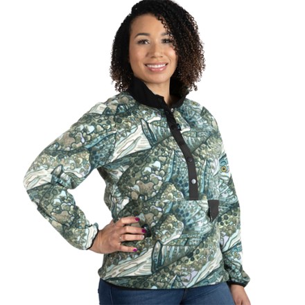 Fishe Women's Riffle Snap Fleece Pullover