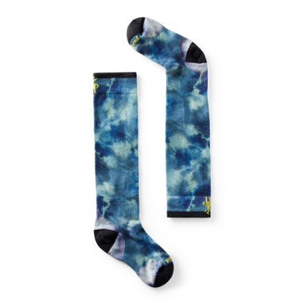Smartwool Junior Ski Tie Dye Print Over The Calf Socks