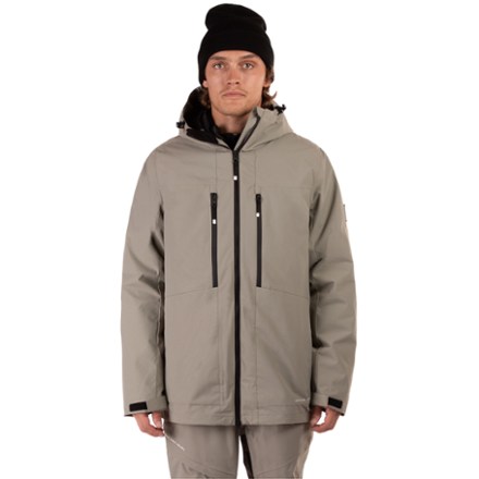 thumbnail image 2 of Columbia Men's Arctic Trip III 3-in-1 Interchange Jacket - Fleece Lined, Ski Ready - Purple 2 of 6